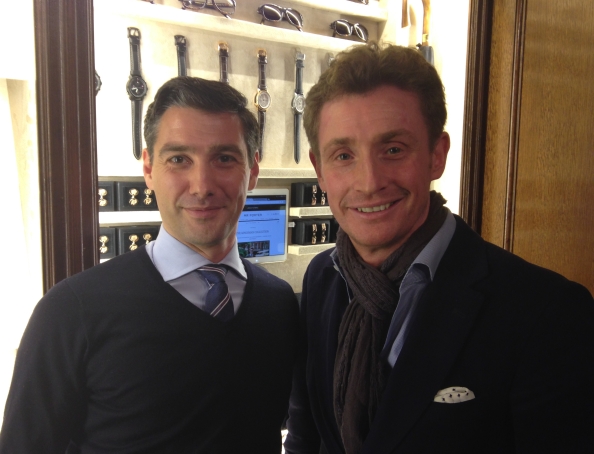 Yours truly with Bremont co-founder, Nick English